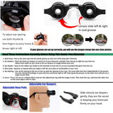 SENMONUS Professional Hands-Free Binocular Glasses for Fishing, Bird Watching, Sports, Concerts, Theater, Opera, TV, Sight Seeing, Hands-Free Opera Glasses for Adults (Green Film Optics)-Upgraded