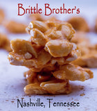 Brittle Brothers Peanut Brittle - 8 oz Box - Voted #1 in America - 4 x's more Nuts! - Cashew Pecan Bacon Corporate Gift Men Women Candy Snack Birthday Sampler Christmas Mother Father Graduation Office Mix Valentines Day Party