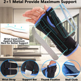 VISKONDA Wrist Brace Thumb Immobilizer Splint Support for De Quervain's Tenosynovitis,Carpal Tunnel Syndrome,Stabilizer for Arthritis,Wrist ganglion cyst,Sprains,Pain Relief (Left Hands, Medium)