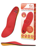 Cushwork Metatarsalgia Insoles for Ball of Foot Pain,Morton's Neuroma,Heavy Duty Arch Supports Insoles,Orthotic Insoles,Men Women Shoe Insert for Metatarsal,Foot Pain Relief-F