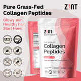 Zint Collagen Peptides Powder: Paleo & Keto Certified - Granulated Collagen Hydrolysate Types I & III for Enhanced Absorption - Enzymatically Hydrolyzed Protein for Women & Men, 16 oz