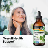 BIO KRAUTER Gymnema Sylvestre Extract Supplement - Organic Gymnema Leaf Tincture - Alcohol and Sugar Free - Vegan Drops 4 Fl.Oz.