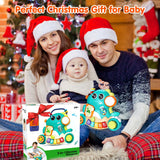 WITALENT Baby Toys 6-12 Months Dinosaur Piano Music Light Up Toys for 1 Year Old Boys Girls Infant Toys for 7 8 9 10 12 18 Months Interactive Piano Keyboard Toys Baby Christmas 1st Birthday Gifts