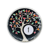 1 Year Sobriety Chip | Tree of Life AA Coin Token Medallion with Glow in The Dark Recovery Anniversary