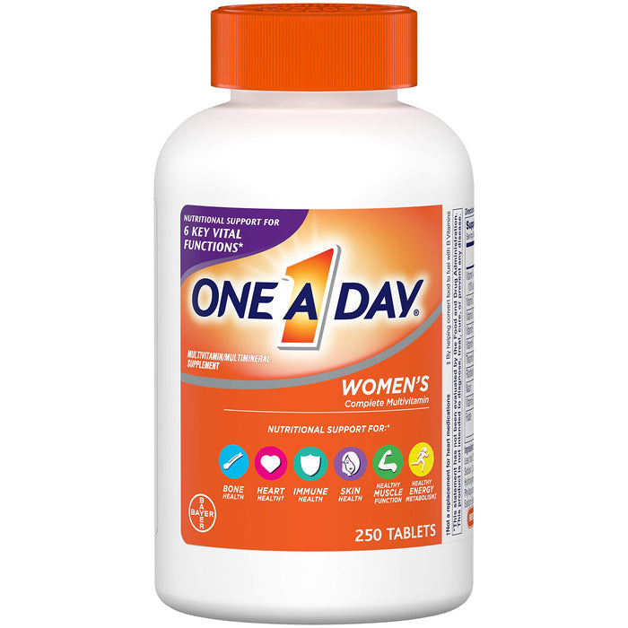 One A Day Women’s Multivitamin – 250 Tablets for Daily Nutritional Support