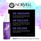 Norvell Sunless Self Tanning Bundle - Venetian Self Tanner Mousse with Bronzer, 8 Fl Oz + Streak-Free Tan Applicator Mitt - Premium Natural Looking Self Tanning Foam and Washable Self Tan Mitt