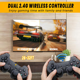 Wireless Retro Game Console - Retro Play Game Stick,Nostalgia Stick Game,9 Classic Emulators,4K HDMI Output,Plug and Play Video Game Stick Built in 20000+ Games with 2.4G Wireless Controllers(64G)