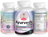 Ayurvedic Herbs (All-in-1) Supplement Formula Pills - Ayurveda Mind, Body & Spirit Herbal Blend Complex with 17 Active Ingredients - Natural Ayurvedic Supplements - Easy to Swallow - 30 Capsules