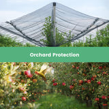 WindscreenSupplyCo Protection Cover (12 Ft. x 12 Ft.) Garden Netting with Grommets Anti Squirrels, Rabbits, Deer or Other Animals and Hail Perfect for Garden Plants Fruit Trees Pond Protection