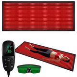 Red Light Therapy Large Mat for Whole Body Relief 71''x31'' Infrared Therapy Blanket 1280pcs Beads 660nm 850nm Red Infrared Therapy for Full Body Parts Relief at Once