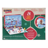 Sonic The Hedgehog Advent Calendar 2024 - 24 Surprises with Exclusive Collectible 2.5 Inch Holiday Action Figures!