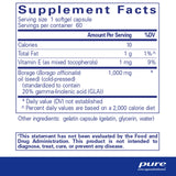 Pure Encapsulations Borage Oil | Hypoallergenic Dietary Supplement | 60 Softgel Capsules