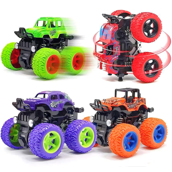 Monster Truck for Boys 3 4 5 6 7 Year Old Push and Go Friction Powered Car