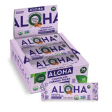 ALOHA Organic Plant Based Protein Bars | Chocolate Caramel Pecan | 12 Count, 1.98oz Bars | Vegan, Low Sugar, Gluten Free, Paleo Friendly, Low Carb, Non-GMO, Stevia Free, Soy Free, No Sugar Alcohol Sweeteners