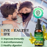 Healpark Mullein Leaf Extract 1oz- Support Lung- Natural Supplement, Tincture Drops | Non-GMO, Vegetarian