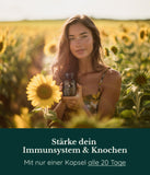 Luondu Vitamin D3 20.000 I.E + Vitamin K2 MK7 200 mcg Depot (180 Kapseln Hochdosiert & Vegan) hochdosiert I Ohne Zusätze, Hergestellt in DE