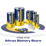 Allmax AA Maximum Power Alkaline Double A Batteries (100 Count) – Ultra Long-Lasting, 10-Year Shelf Life, Leakproof Design, Maximum Performance – 1.5V