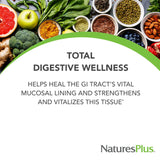 Natures Plus GI Natural Drink Powder - 6.14 Ounce, Vegetarian Powder - Dietary Supplement for Total Digestive Wellness - Probiotics, Prebiotics, Enzymes - Gluten-Free - 30 Servings