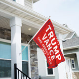 Probsin Trump Vance 2024 Flag 3x5 Ft Double Sided Trump Vance 2024 Take America Back MAGA Flag Party Supplies Yard Signs Hanging Poster for College Room Man Cave Welcome Photo Backdrop (Red)