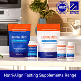 Fasting Salts Capsules: Pure Electrolytes for Fasting. Sodium, Potassium, Magnesium, Phosphorus. Fasting Electrolytes Supplement from Nutri-Align Fasting Range. 120 Capsules.