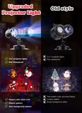 Minetom 3 in 1 Halloween Christmas Projector Lights Outdoor 21 HD Effects (3D Ocean Wave + Patterns+Red Green) Waterproof with Timer Halloween Landscape Lights for Indoor Holiday