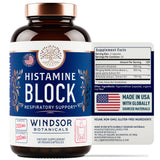 Histamine Block Capsules for Alergies - Quercetin Allergy and Histamine Intolerance Supplement Antihistamines for Adults - Natural Allergy Relief Extracts Histamine Blocker - 60 Vegan Capsules