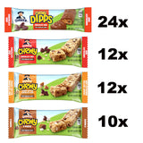 Quaker Chewy Granola Bars, Chewy & Dipps 4 Flavor Variety Pack, 58 Pack, Chocolate Chip, Peanut Butter Chocolate Chip, Smores flavors