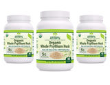 Herbal Secrets Whole Psyllium Husk Supplement | High in Fiber | Vegan, Dairy Free | Non-GMO | Gluten Free | No Sugar (16 Oz | 3 Pack)