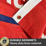 Trump 2024 Flag 3x5 Outdoor Double Sided- Red Take America Back Trump Flags Banner Heavy Duty Durable Polyester 3 Ply with Brass Grommets for Indoor Outdoor