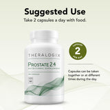 Theralogix Prostate 2.4 Nutritional Supplement - 90-Day Supply - Prostate Health for Men - Supports Healthy Prostate Tissue - Lycopene, Vitamin D3, Selenium & Vitamin E - NSF Certified - 180 Capsules