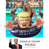 Pool Float Donald Trump Keep America Great - Patriot American infloateble for Adult