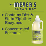 MRS. MEYER'S CLEAN DAY Liquid Laundry Detergent, Biodegradable Formula Infused with Essential Oils, Lemon Verbena, 64 oz (64 Loads)