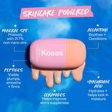 Kosas DreamBeam Mineral Sunscreen SPF 40 - Smooth Liquid Sun Protection for Face - Lightweight Makeup Base with Hyaluronic Acid, Ceramides & Peptides - Subtle Radiant Finish, 40 ml