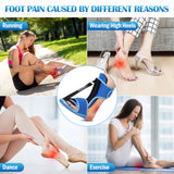 WXY Plantar Fasciitis Night Splint for Achilles Tendonitis, Foot Drop and Heel Pain Relief - Adjustable, Lightweight, Breathable