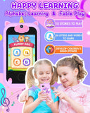 Gifts for Girls Age 6-8 Kids Smart Phone Toys for Girls Age 5-7+ Teenage Easter Christmas Stocking Stuffers for Kids for 3 4 5 7 9 6 8 10 Year Old Girl Birthday Gift Ideas with 8G Memory Card