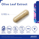 Pure Encapsulations Olive Leaf Extract | Hypoallergenic Supplement Supports Immune System and Healthy Intestinal Environment | 60 Capsules
