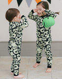 VAENAIT BABY Infant Kids Toddler Boys Girls Halloween Novelty Pajama Set Skull Boom XXS