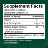 Host Defense Maitake Capsules - Immune & Cellular Health Support Supplement - Dietary Herbal Supplement with Maitake Mushroom & Mushroom Mycelium - 60 Capsules (30 Servings)*