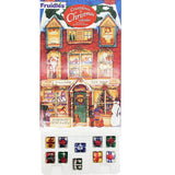 Fruidles Christmas Calendar Advent Chocolate, Village Toy Shop Countdown To Christmas Calendar (Single)