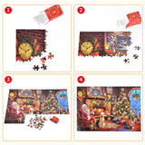 Advent Calendar 2024 Jigsaw Puzzles for Adult Kids, 24 Days Christmas Countdown Calendar, 1008 Pieces Jigsaw Puzzle Family Christmas Game, Christmas Gift Idea for Kids Teens Adult