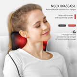 VIKTOR JURGEN Back Massager Kneading for Neck, Shoulder and Foot, Shiatsu Massage Pillow with Heat, Relaxation Gifts for Women/Men/Dad/Mom/Christmas/Mothers Day/Fathers Day/Valentine's Day