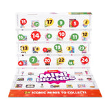 Mini Brands Advent Calendar 2024 by ZURU Mini Brands Limited Edition Advent Calendar with 4 Exclusive Minis, Mystery Collectibles Toys Comes with 24 Minis