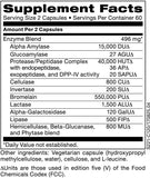 Klaire Labs Vital-Zymes Forte - Bromelain, Microbial & Plant Digestive Enzyme Blend to Support Digestion & Help Breakdown of Proteins, Fats, Carbs, Sugars, Fibers, Gluten & Casein (120 Capsules)