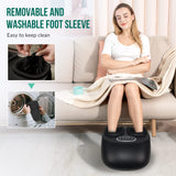 Snailax Foot Massager with Heat,Kneading,Compression,Vibration, Shiatsu Feet Massager Machine for Plantar Fasciitis,Neuropathy Pain, Foot Warmer,Gifts for Women,Men,Size 12