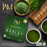 IAM Amazing Pure Organic Barley Powder Drink Barley Green Natural Blend