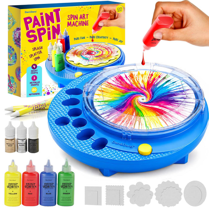Paint Vortex Spin Art Machine - Kids Art Kit for Boys & Girls Ages 6+