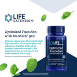 Life Extension Optimized Fucoidan with Maritech 926 - Fucoidan Supplement - Wild-Harvested Wakame from Ocean Extract for Immune Health Support - Non-GMO, Gluten-Free, Vegetarian - 60 Capsules