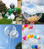 20 Inch Bobo Balloons Bubble Balloons, 40 Pcs Clear Bobo Balloon, Large Transparent Bubble Balloon for Christmas Wedding Birthday Party Decoration