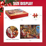 Christmas Advent Calendar Jigsaw Puzzle 1008 Piece, 2024 Holiday Advent Calendar, 24-Day Countdown Calendar Puzzle for Kids and Adults