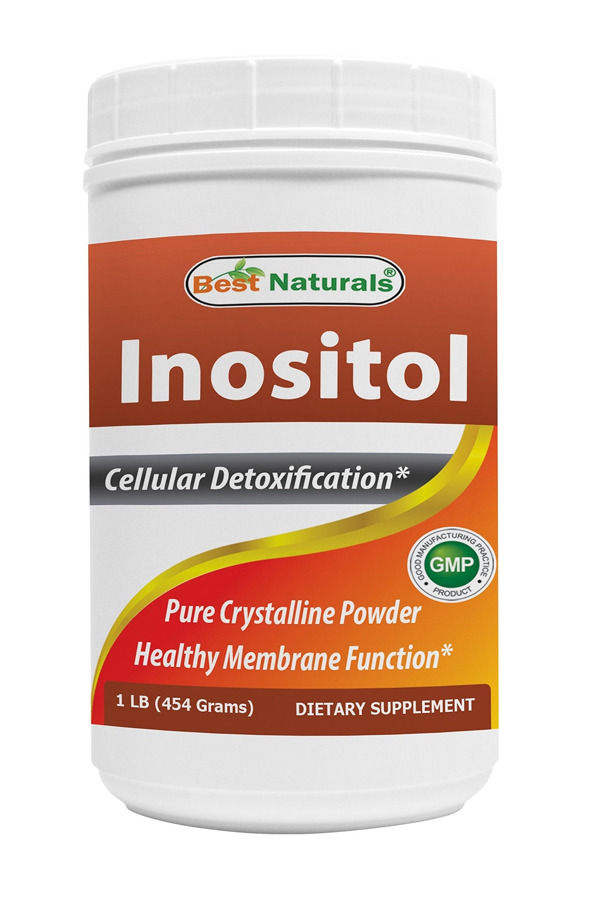 Best Naturals Pure inositol Powder (Vitamin B8), 1 Lb Supports Healthy